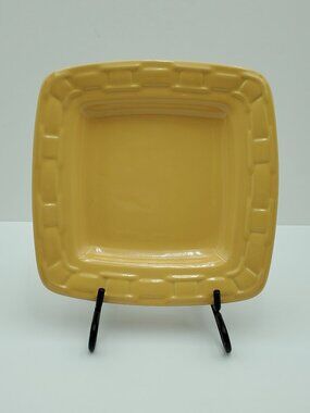 Longaberger Woven Traditions Butternut Bread & Butter Plate Yellow Dessert Plate